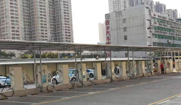 西鄉客運站充電站120KW雙槍直流充電樁項目案例